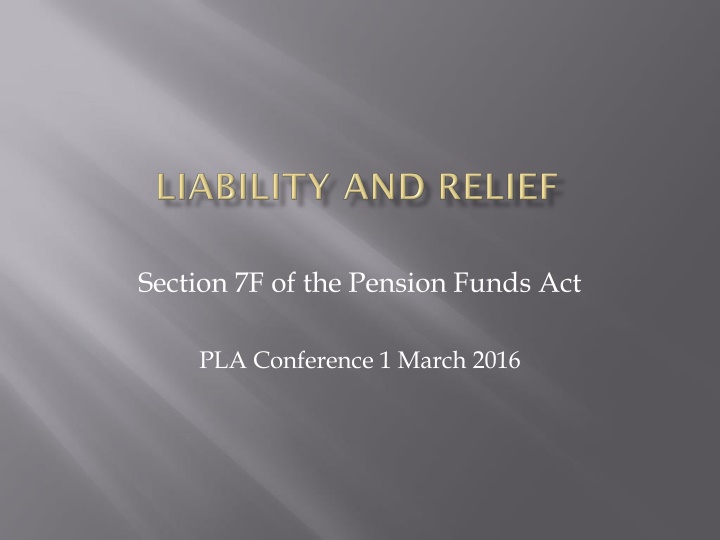 section 7f of the pension funds act