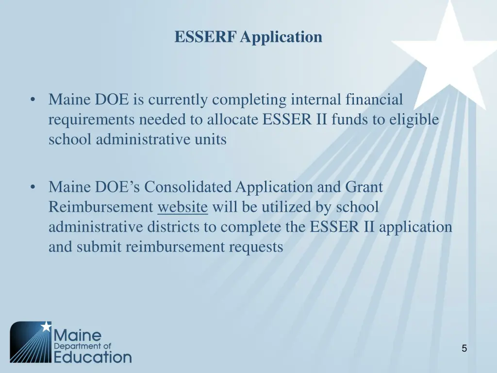 esserf application