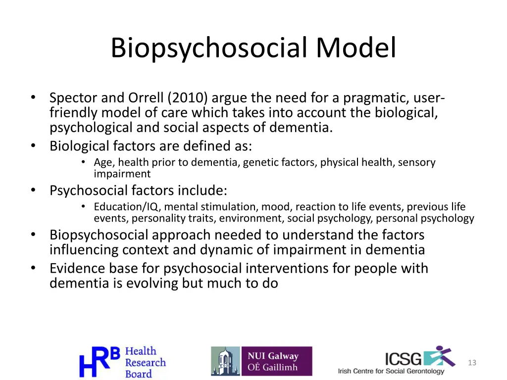 biopsychosocial model