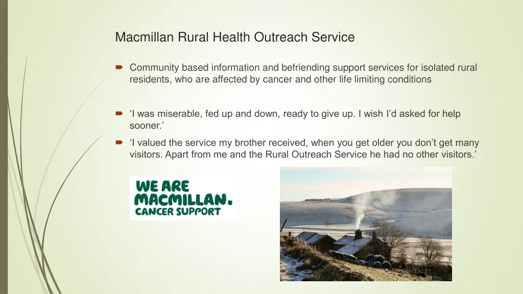 macmillan rural health outreach service