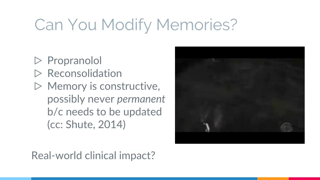 can you modify memories