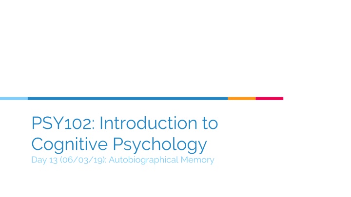 psy102 introduction to cognitive psychology