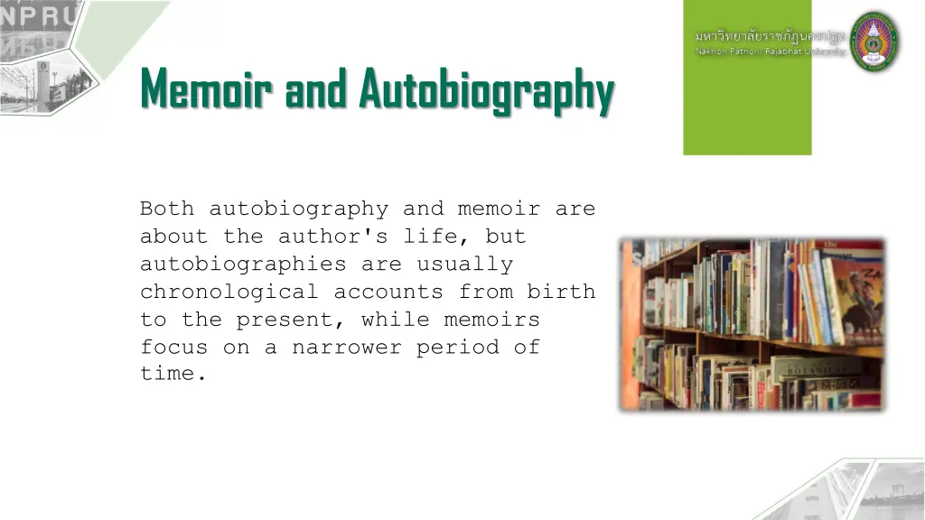 memoir and autobiography 1