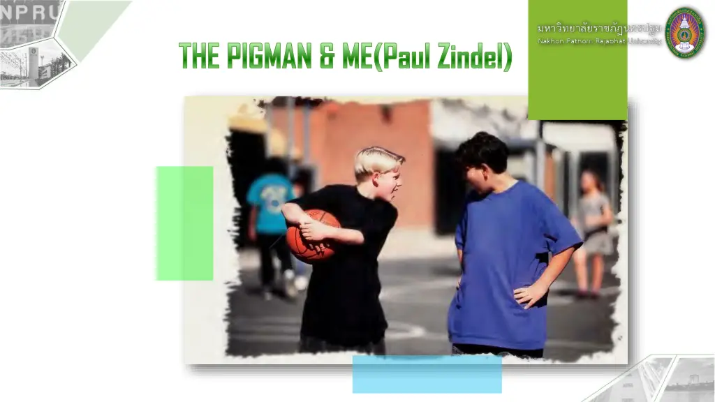 the pigman me paul zindel