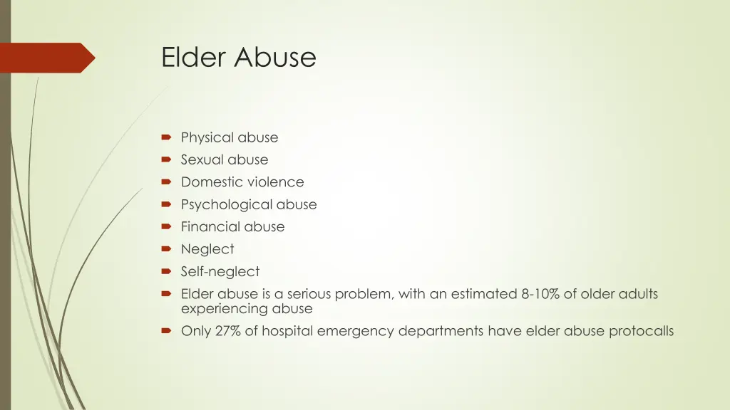 elder abuse