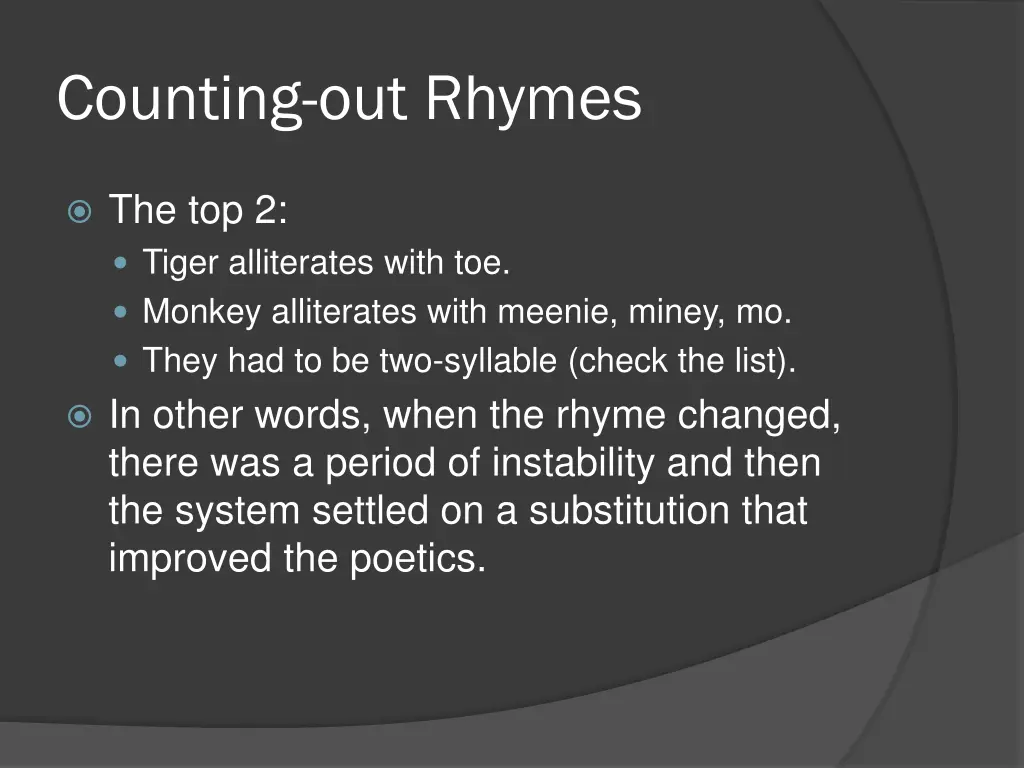 counting out rhymes 14