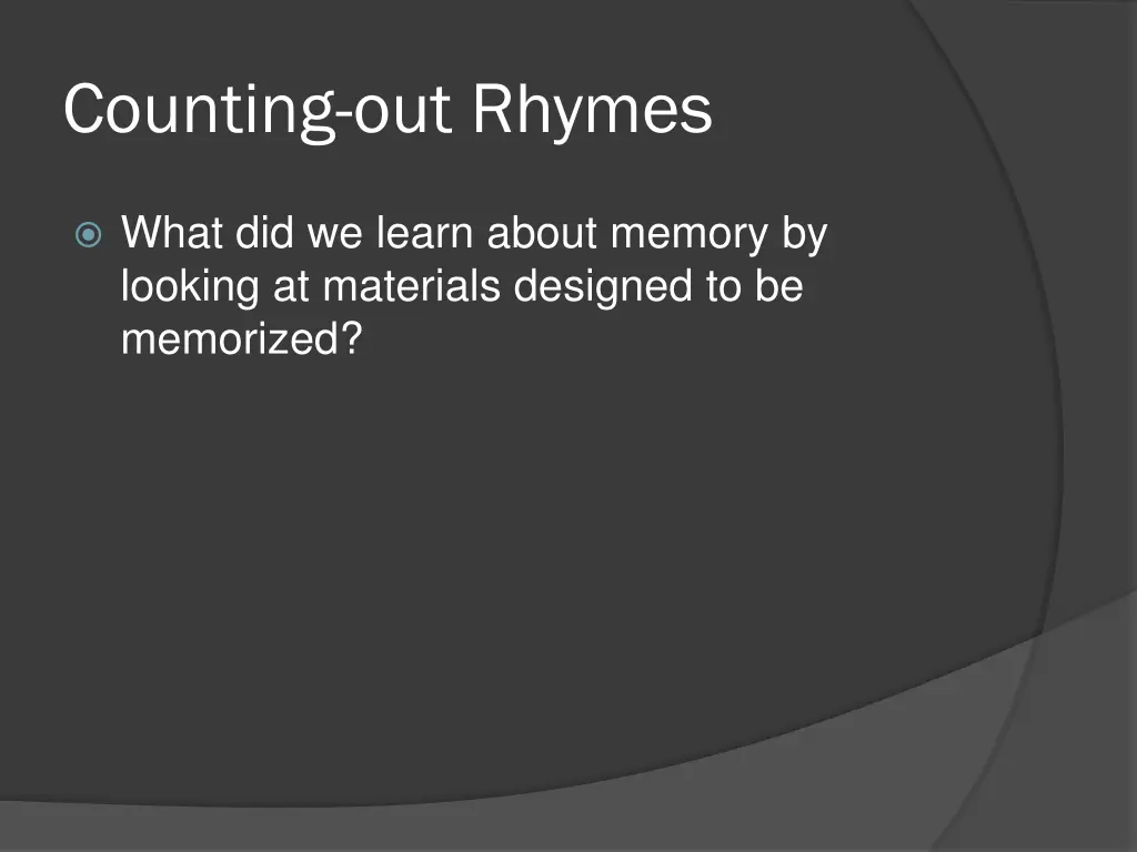 counting out rhymes 19