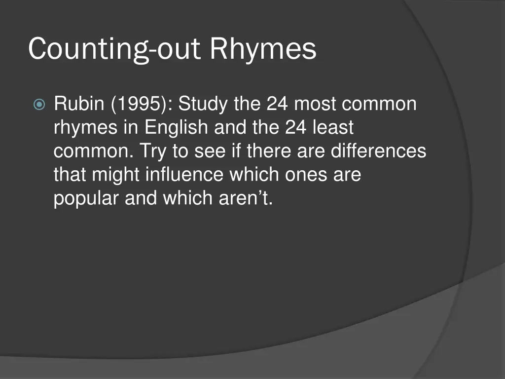 counting out rhymes 5