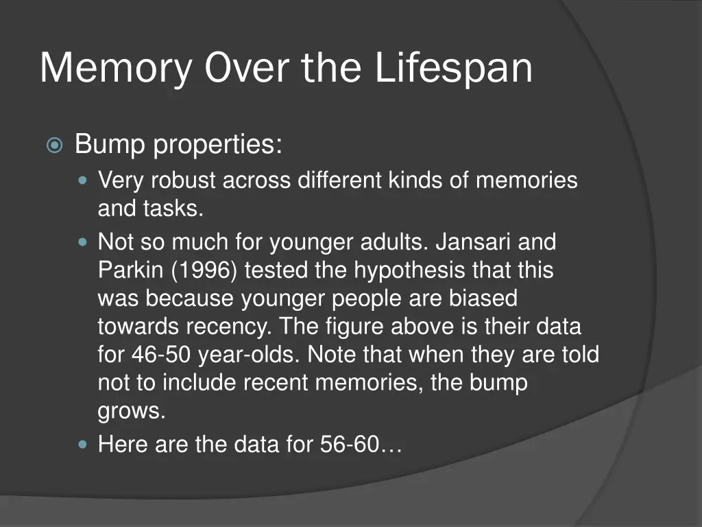 memory over the lifespan 4