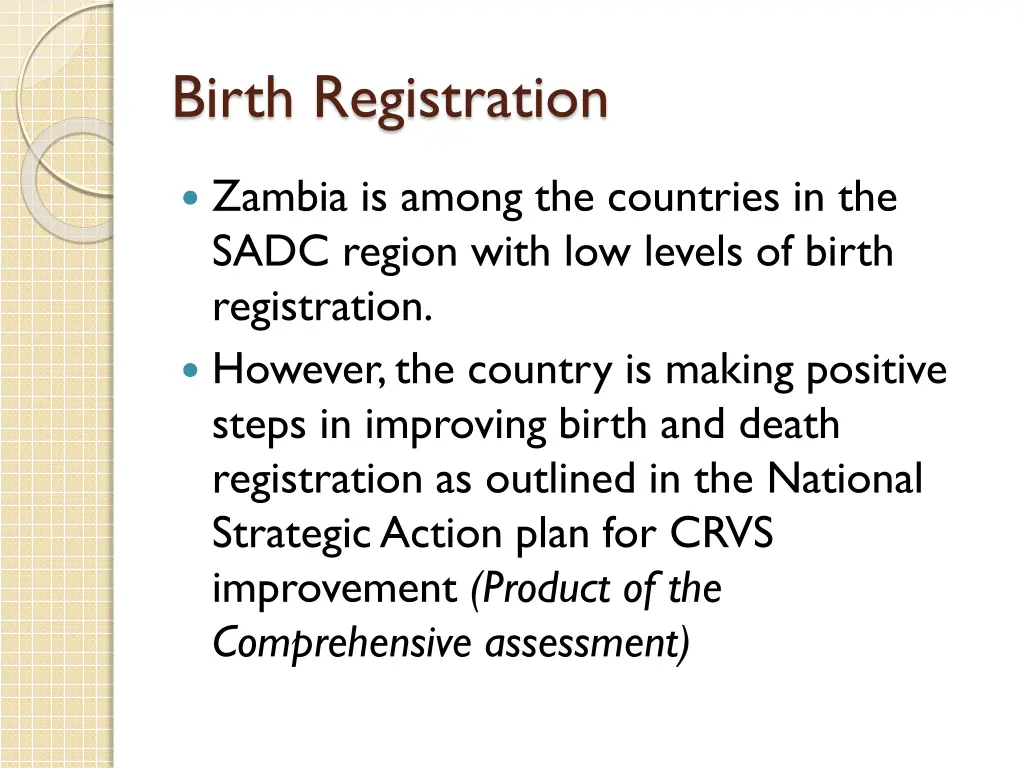 birth registration