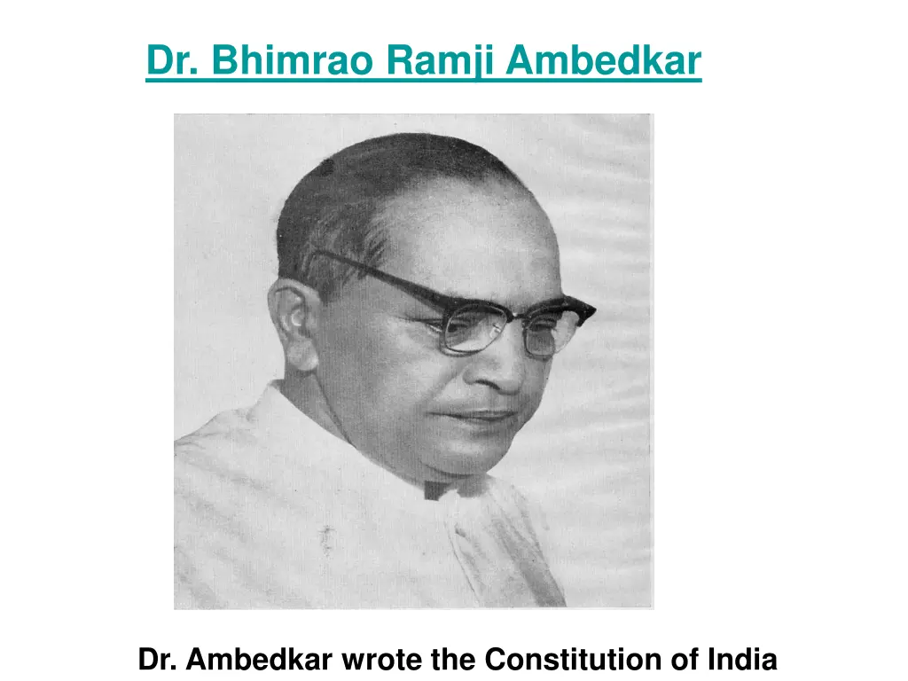 dr bhimrao ramji ambedkar