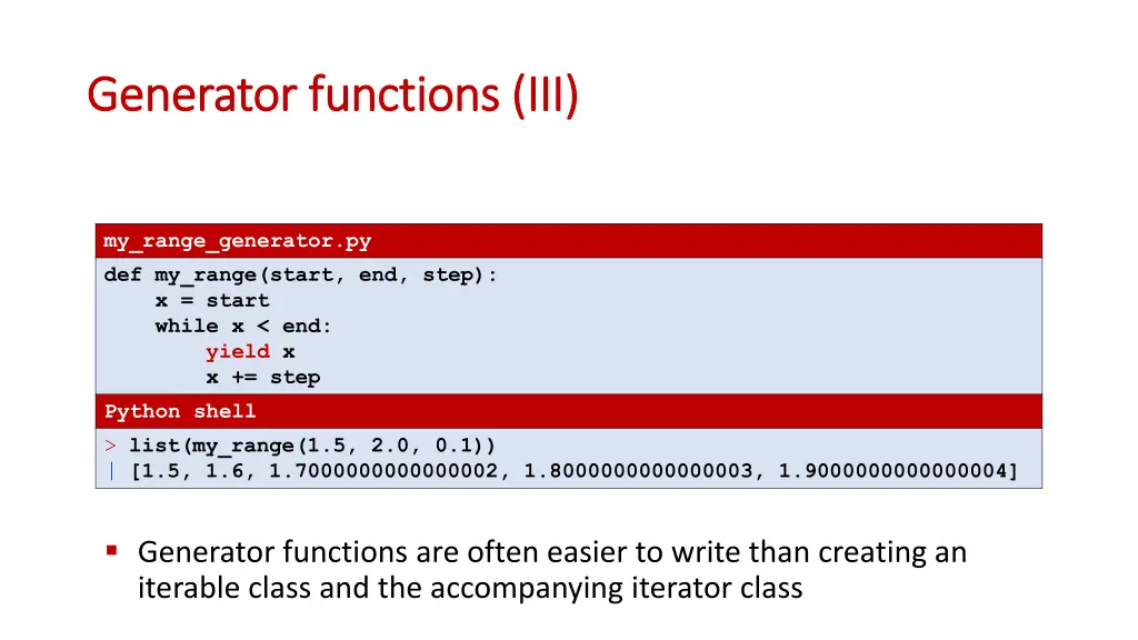 generator functions iii generator functions iii