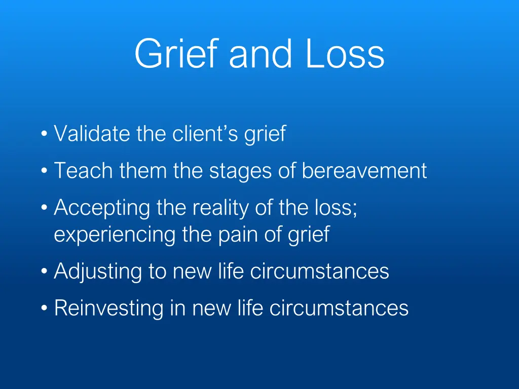 grief and loss