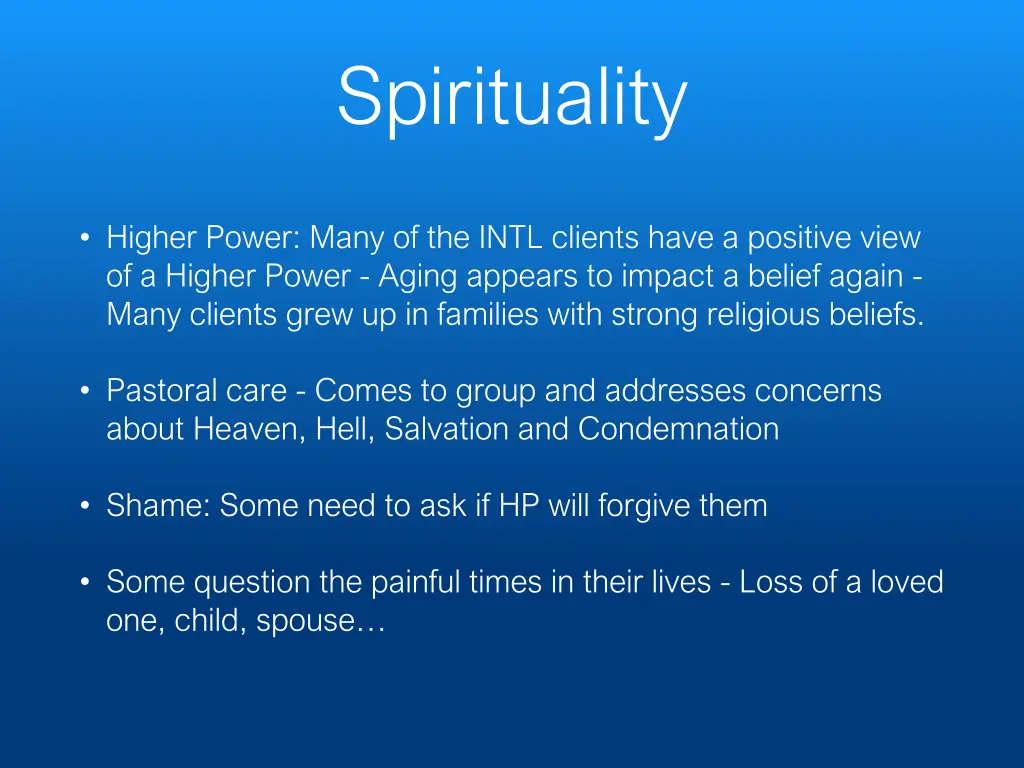 spirituality