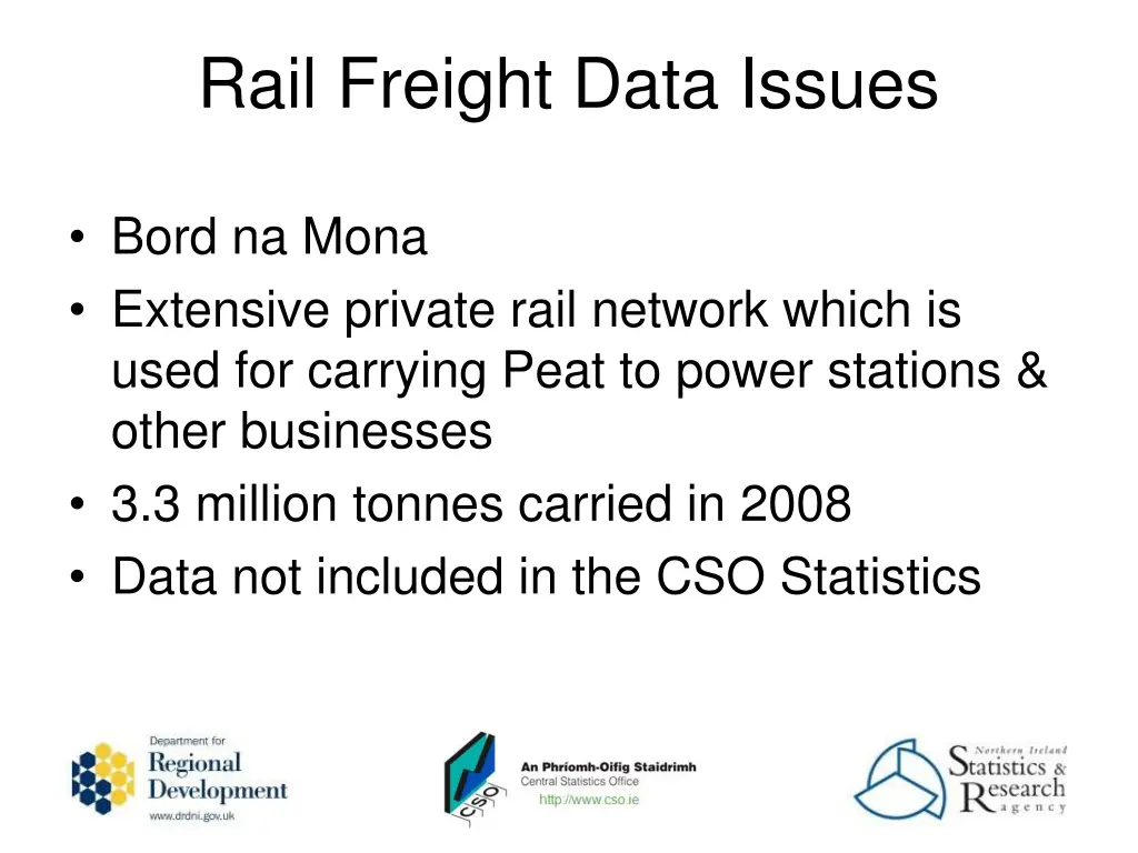 rail freight data issues