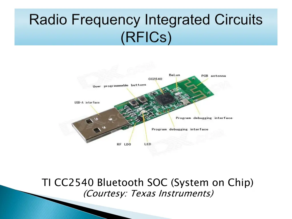 ti cc2540 bluetooth soc system on chip courtesy