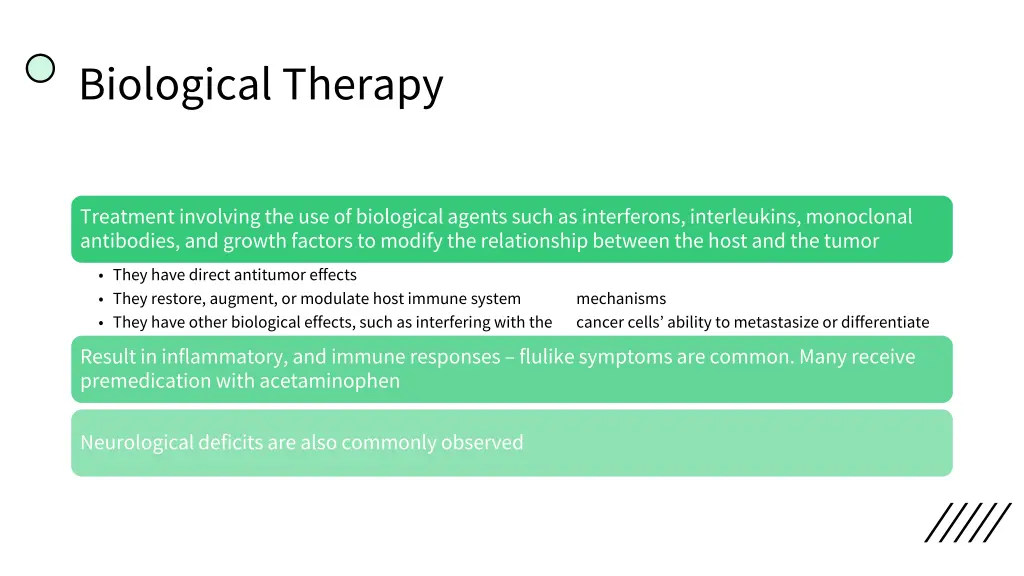 biological therapy