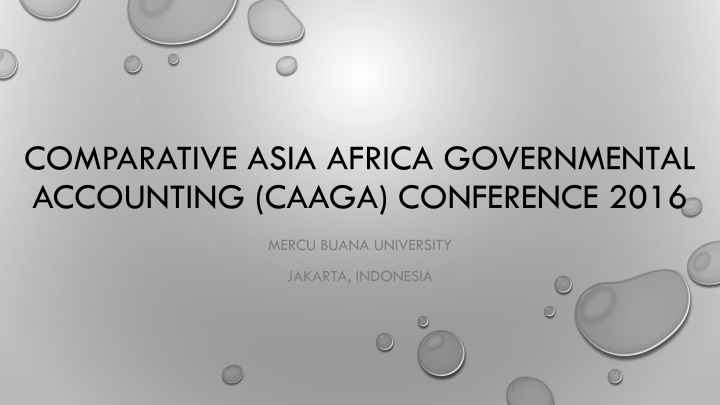 comparative asia africa governmental accounting