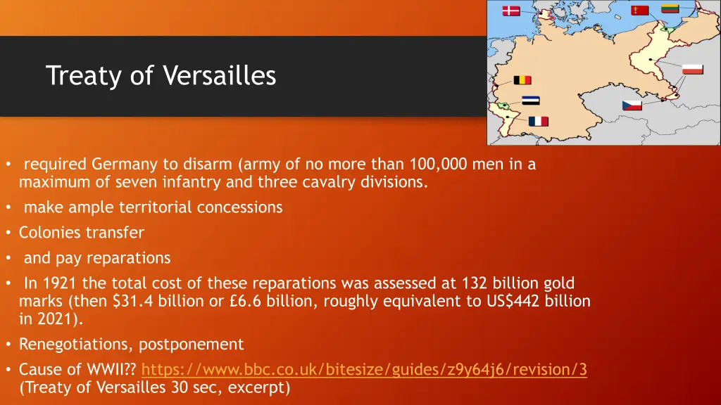 treaty of versailles