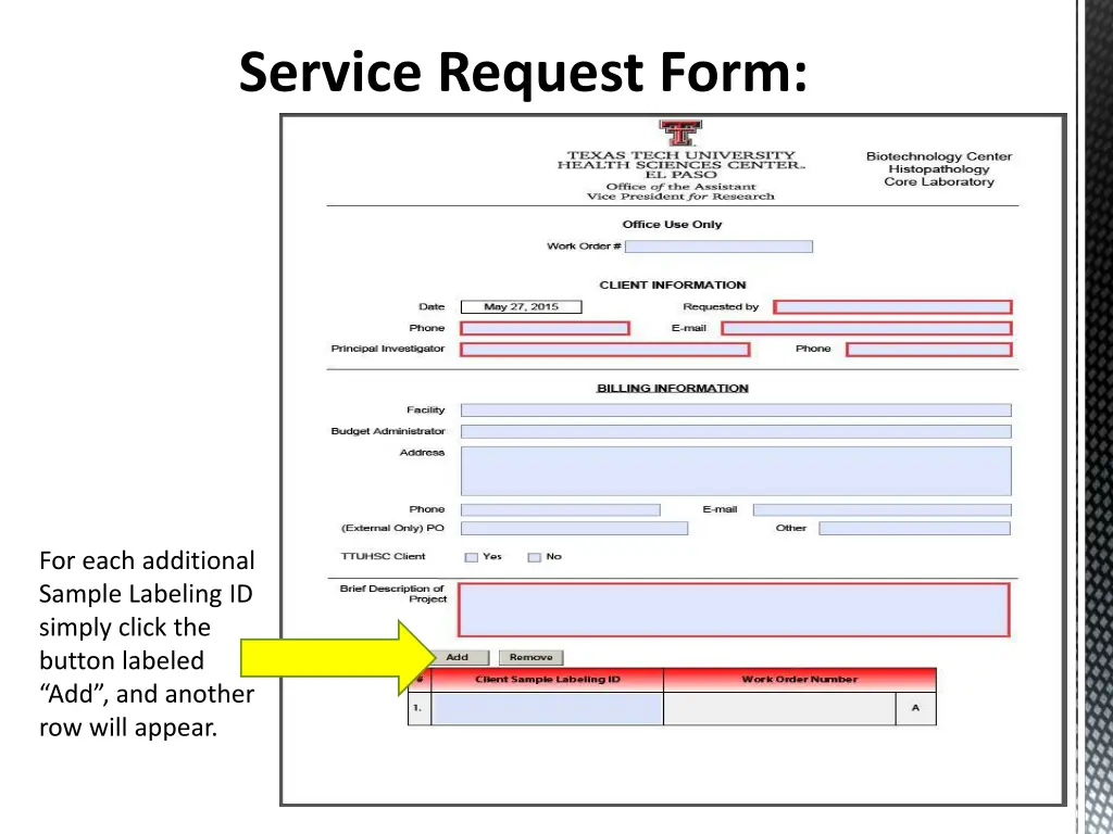 service request form 4