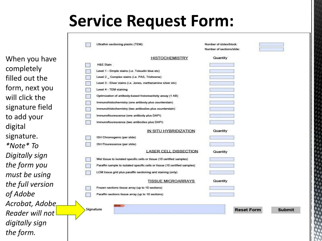 service request form 6