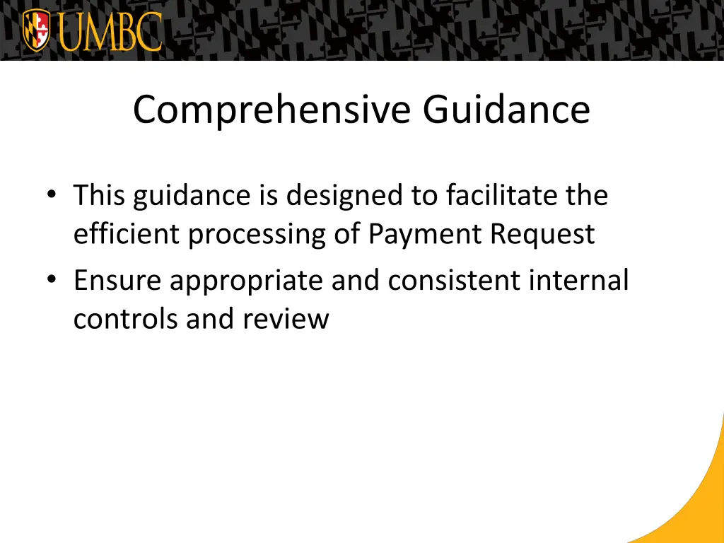 comprehensive guidance