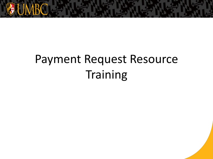 payment request resource training