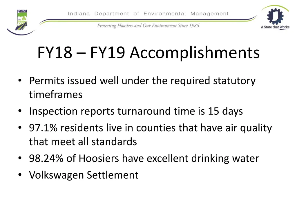 fy18 fy19 accomplishments