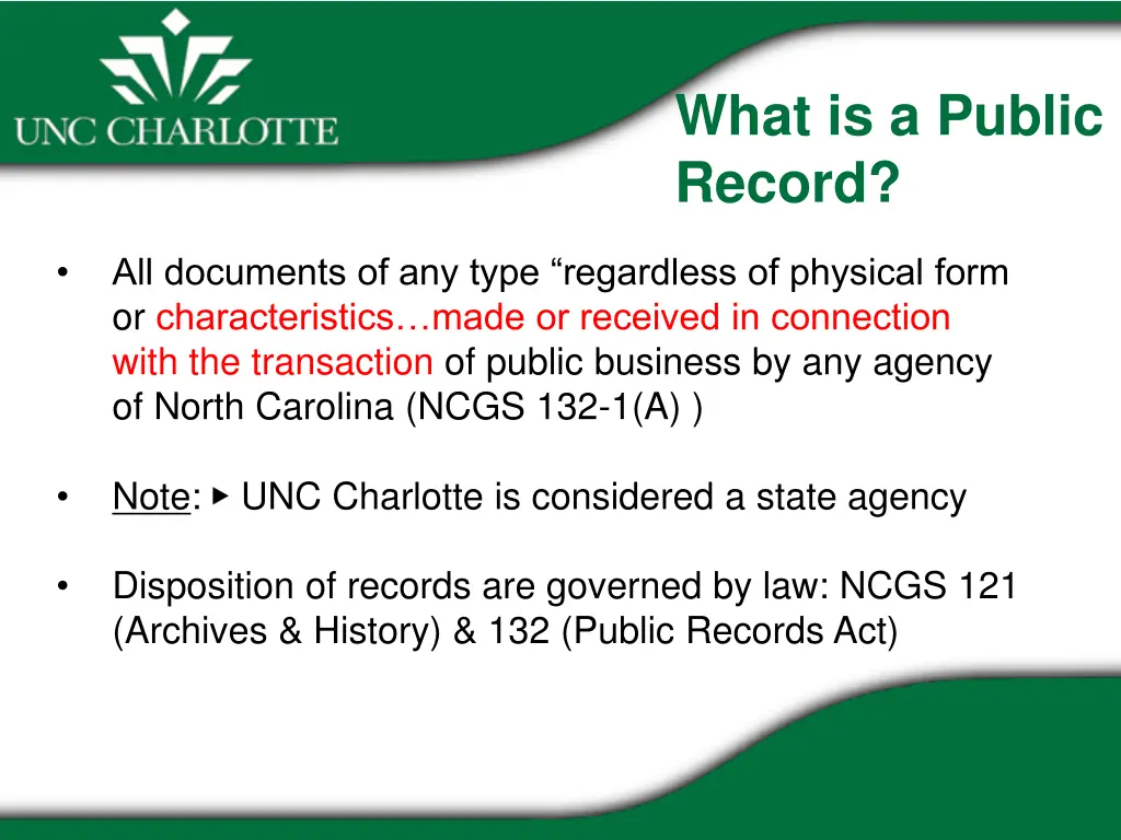 what is a public record