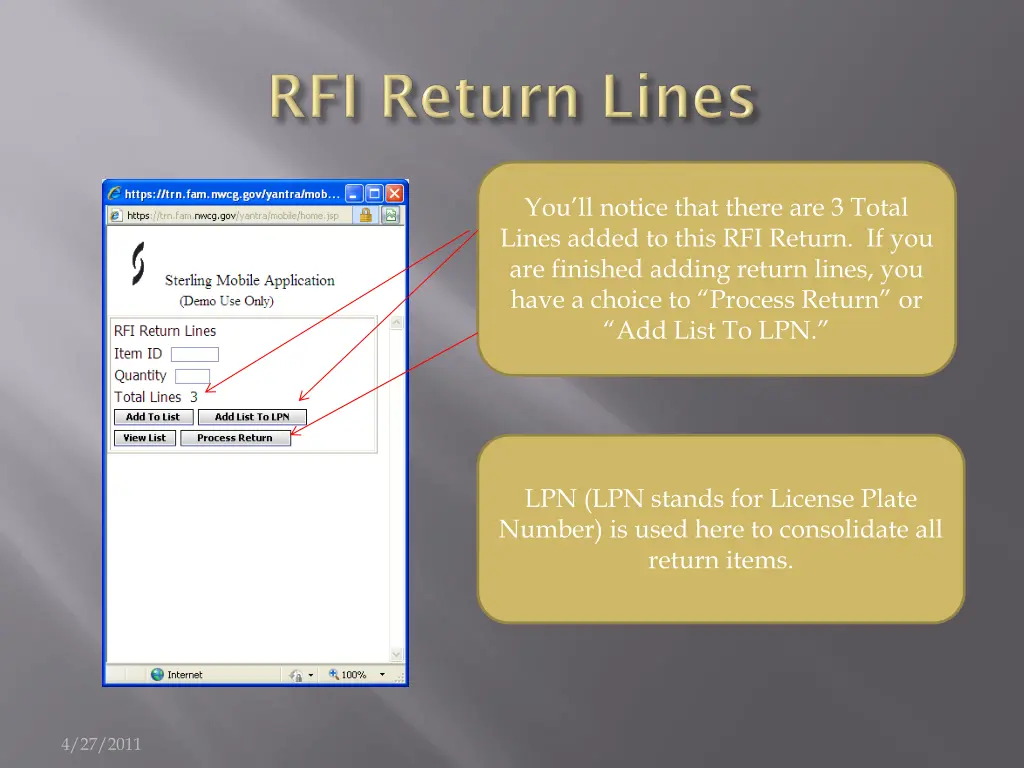 you ll notice that there are 3 total lines added