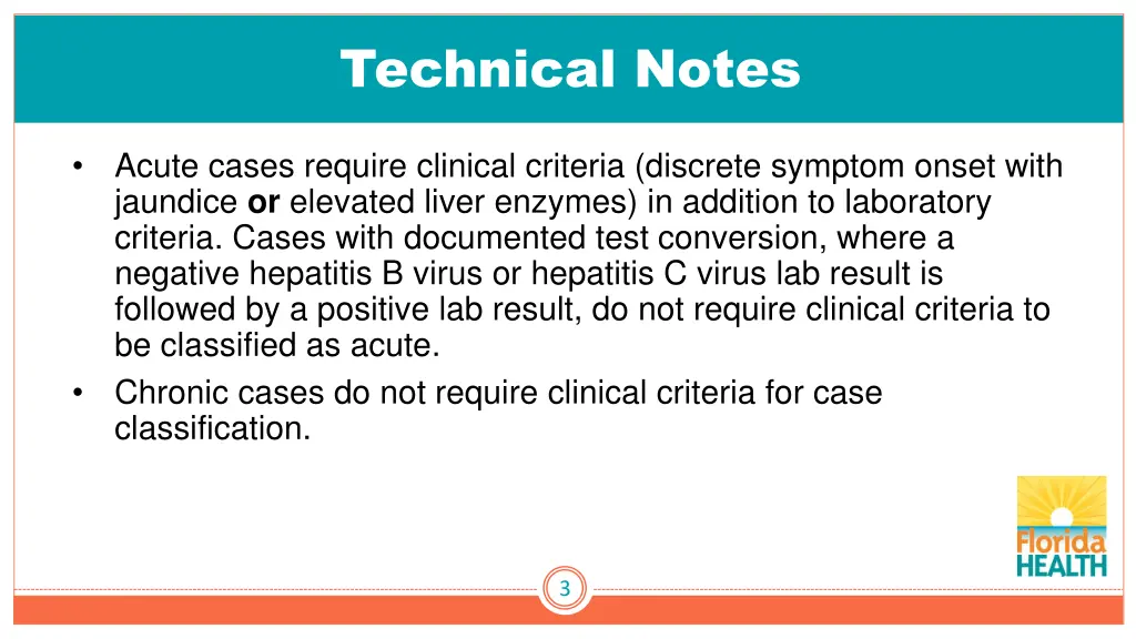 technical notes