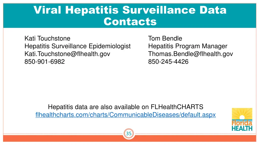 viral hepatitis surveillance data contacts