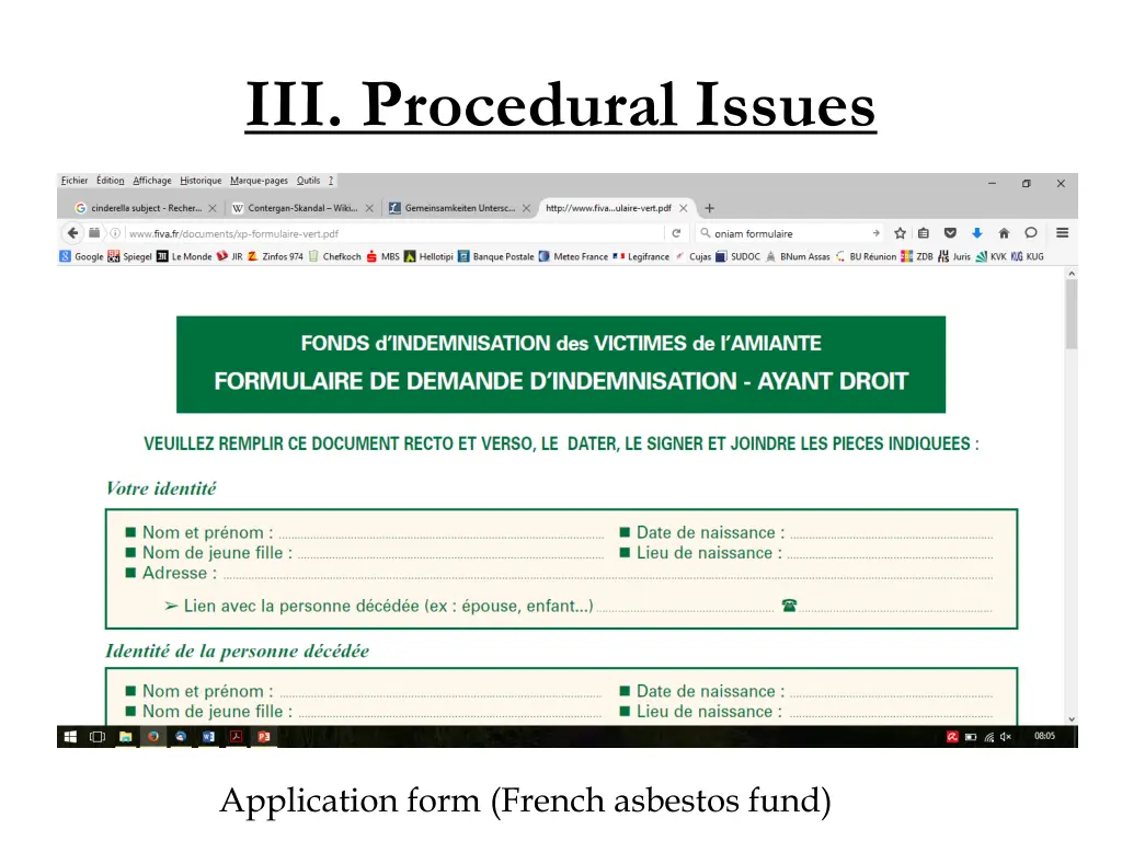 iii procedural issues 1