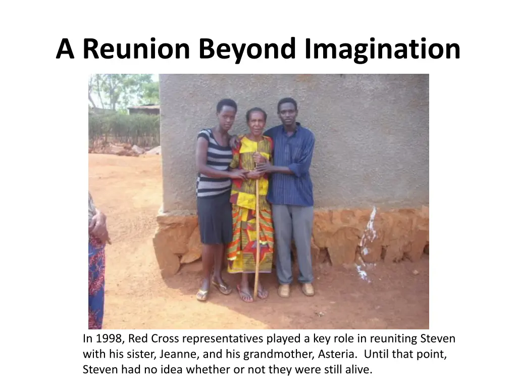 a reunion beyond imagination