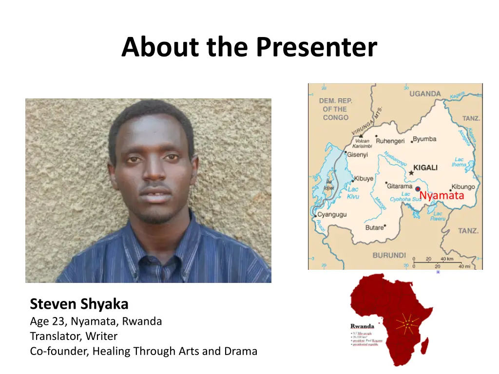 about the presenter