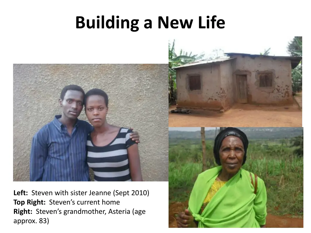 building a new life