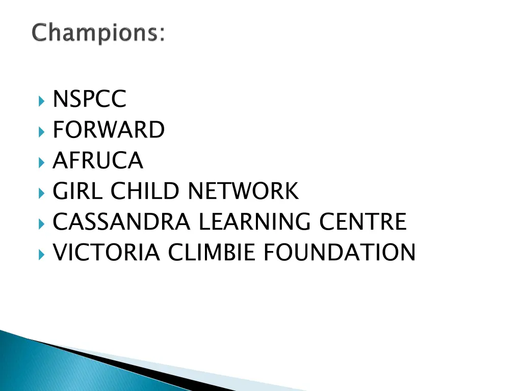 nspcc forward afruca girl child network cassandra