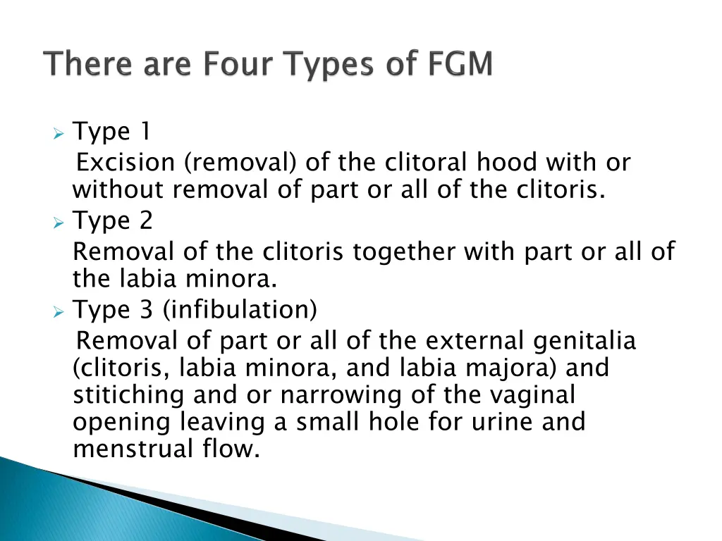 type 1 excision removal of the clitoral hood with