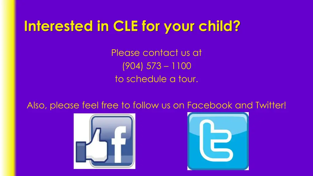 interested in cle for your child