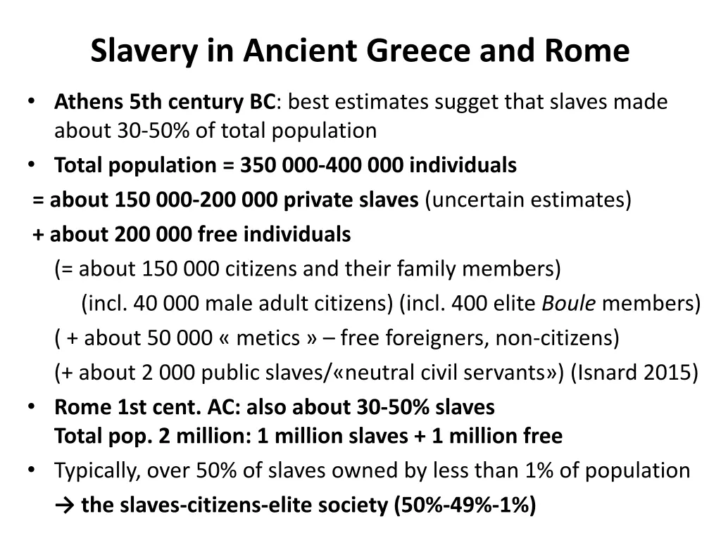 slavery in ancient greece and rome