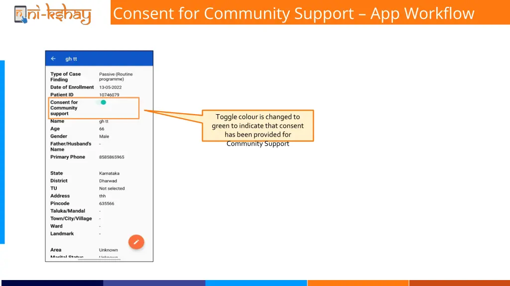 consent for community support app workflow 1