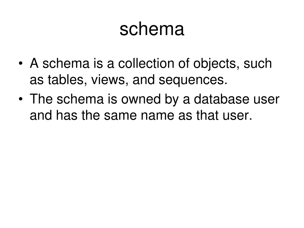 schema