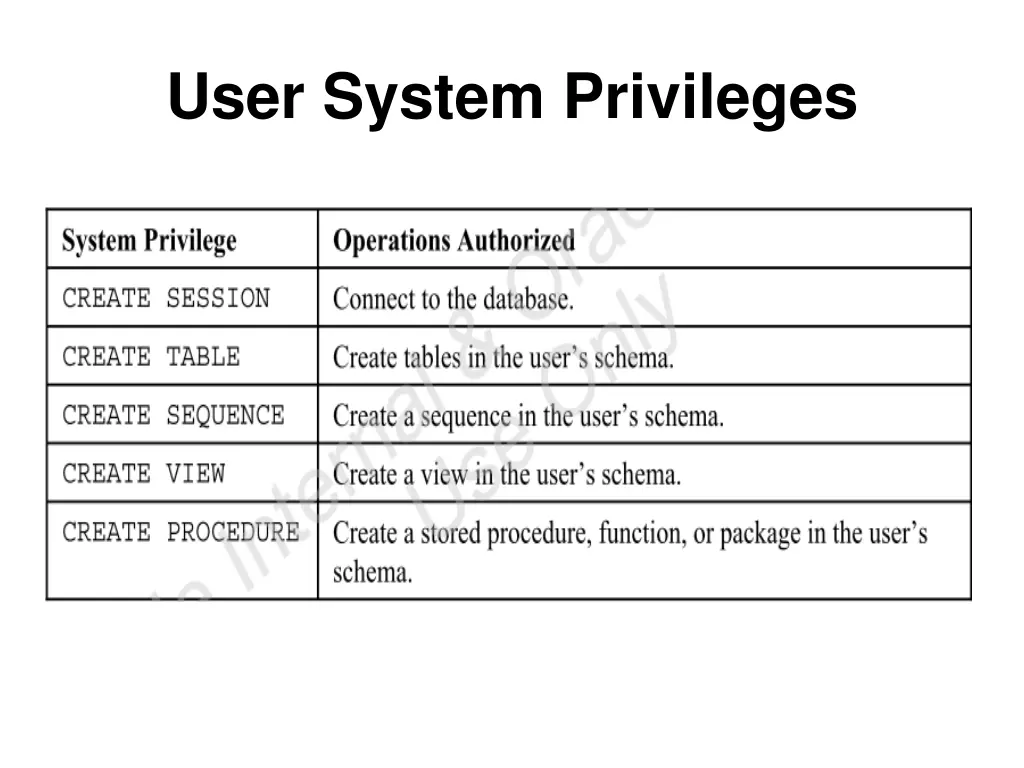 user system privileges 1