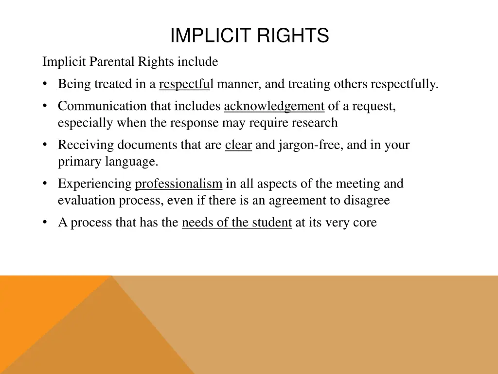 implicit rights