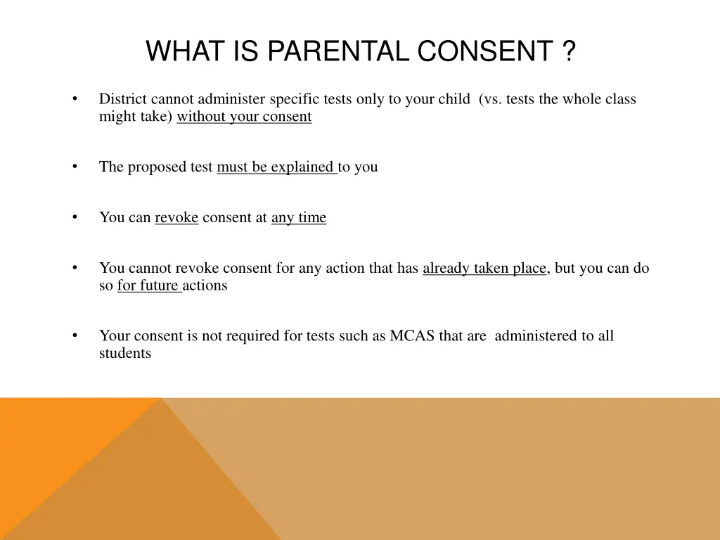 what is parental consent