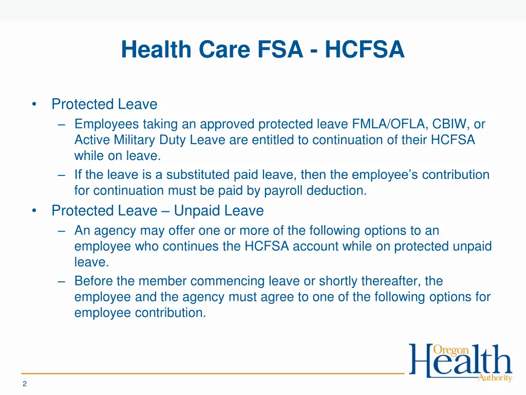 health care fsa hcfsa