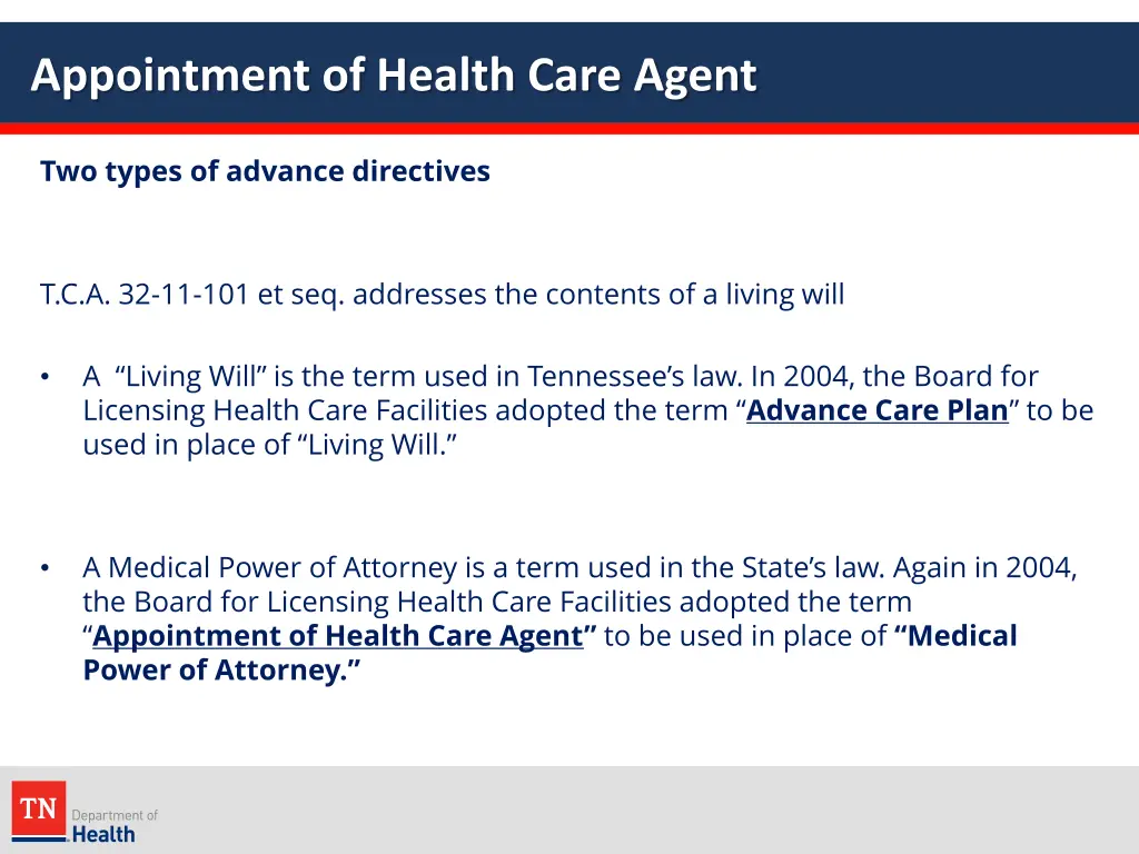 appointment of health care agent 5