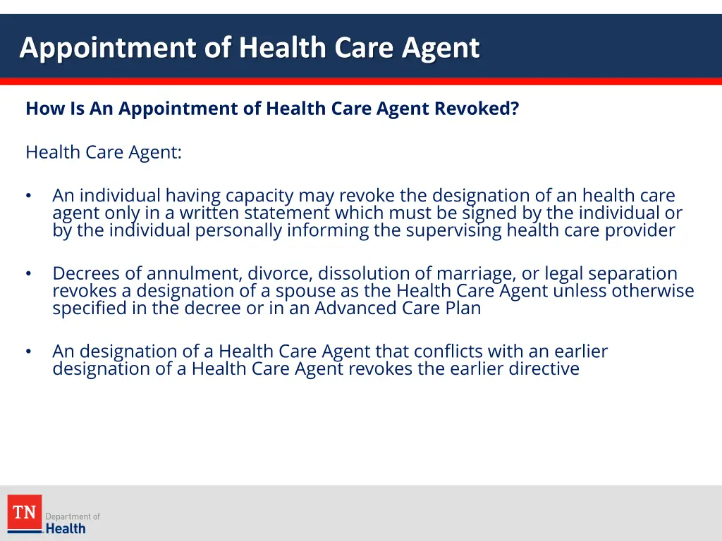 appointment of health care agent 8