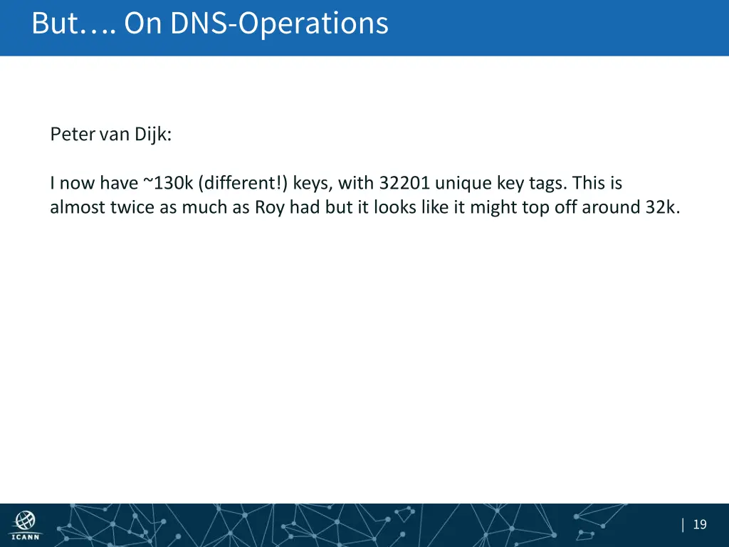 but on dns operations