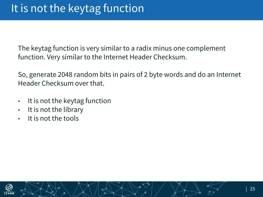 it is not the keytag function 2